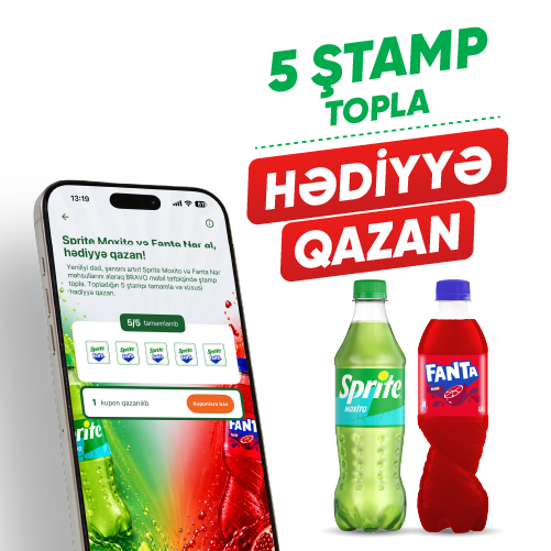 Sprite Moxito və Fanta Nar al, yeniliyi dad!