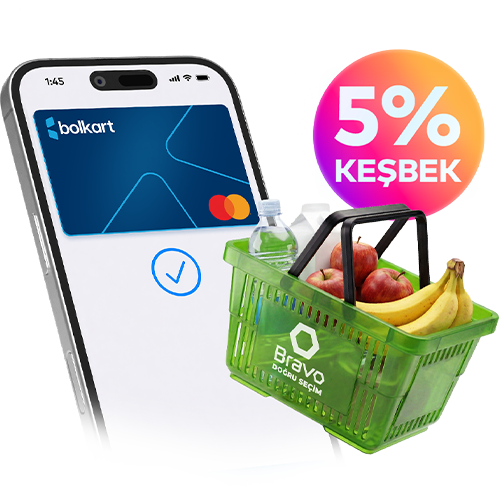 Bravo-da Digital Bolkart ilə 5% keşbek!